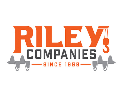 Riley Companies branding graphic design logo typography