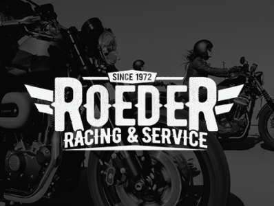 Roeder Racing branding graphic design logo typography