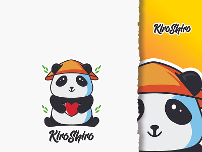 "KiroShiro" Illustration animal branding china design graphic design illustration logo panda typography vector