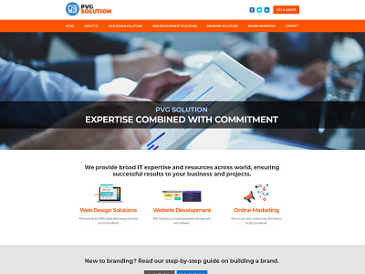 PVG Solution Design & Development adobe photoshop branding design responsive ui ux web design wordpress