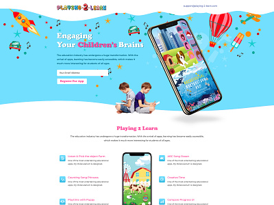 Play to Learn Design & Development adobe photoshop branding design figma responsive ui ux web design wordpress