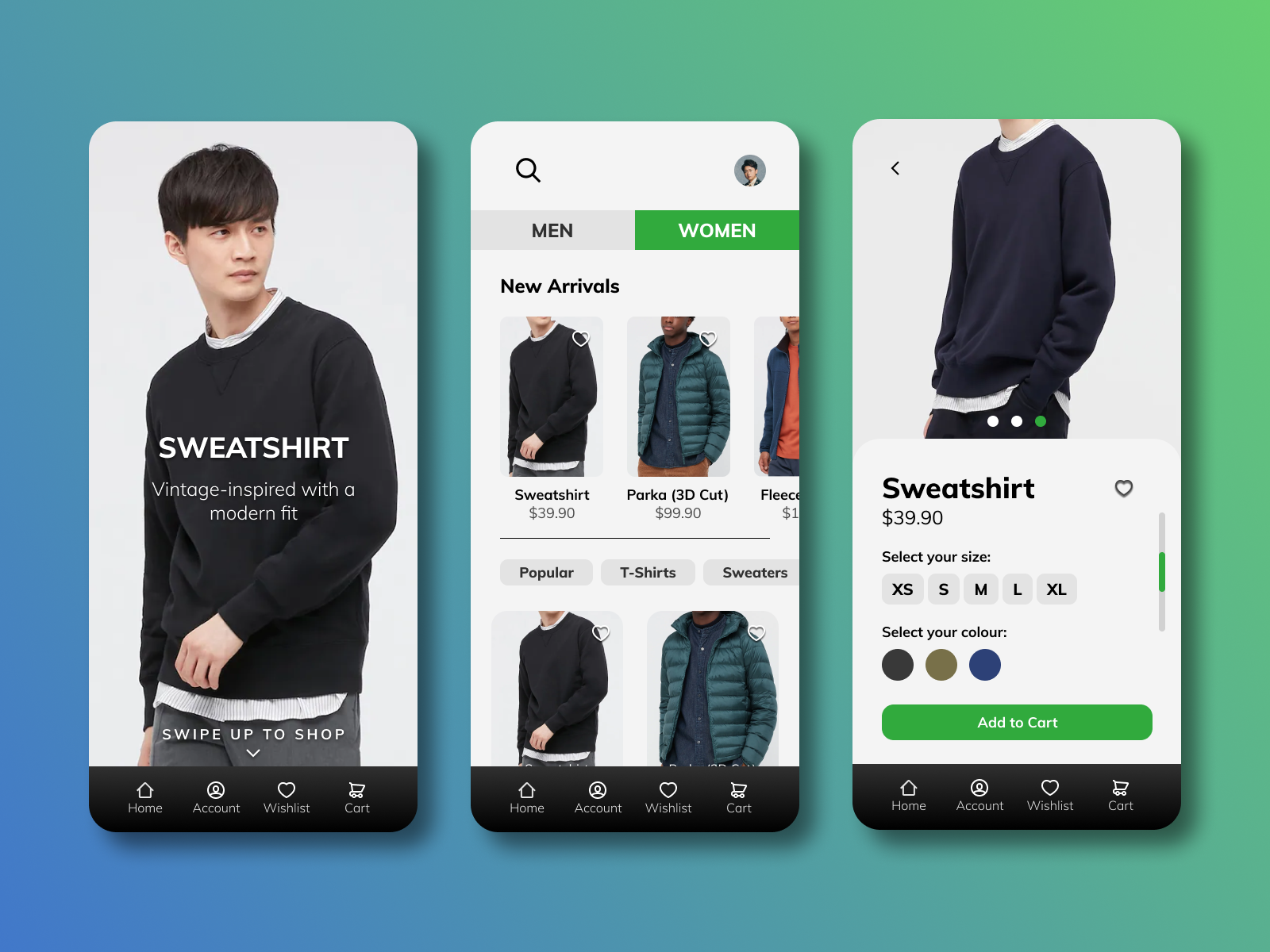 Online Store App by Felix Li on Dribbble