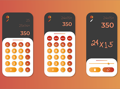 Calculator app calculator concept design designer graphic design illustration ui ux web