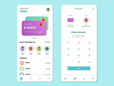Banking Mobile App💵 3d app bank branding card concept credit card design graphic design home illustration innovation mobile payment ui user ux web website