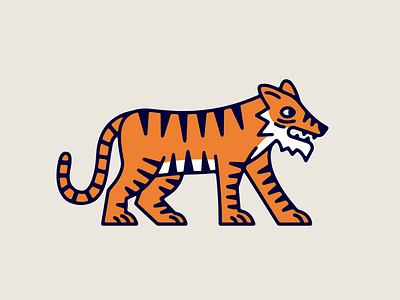 Tiger animal animal illustration flat flat design illustration logo tattoo tattoo style texture tiger tiger illustration vector