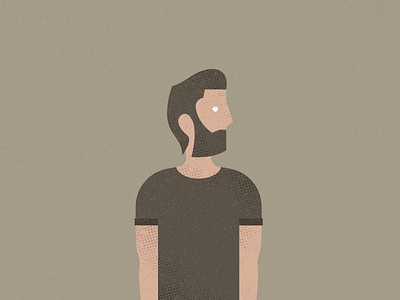 The Designer beard designer graphic hair hipster illustration illustrator man