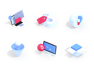 Isometric Icon Set