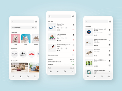 E-commerce mobile app