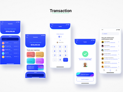 Money - Mobile app(transaction page) by Kennedy I. Nwaeze on Dribbble