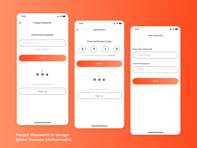 Forgot Password UI design branding design figma graphic design illustration logo product design typography ui ux vector