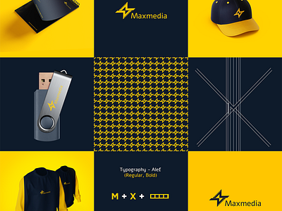 Logo (Brand Identity) - Maxmedia brand identtity branding design figma graphic design illustration logo logo design typography ui