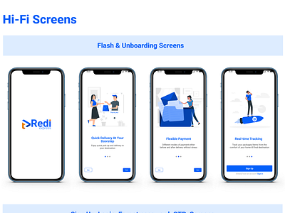 Flash And Unboarding Screens