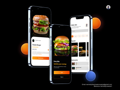 Food Mobile App UI design andriod app figma food app ios mobile application ui ux