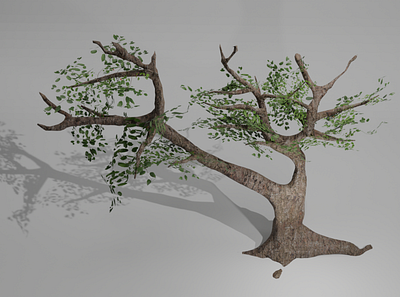 Tree 3d art blender branches cycles design digital graphic design illustration magnimus tree ui