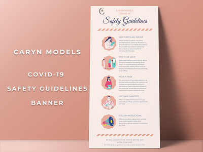 Caryn Models COVID-19 Event Safety Guidelines banner