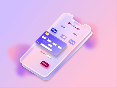 Credit Card Checkout #DailyUI 100 days of ui credit card checkout daily 100 challenge dailyui day 2 mobile checkout ui design mobile