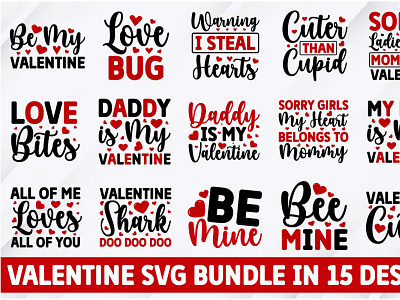 Valentine's SVG Bundle