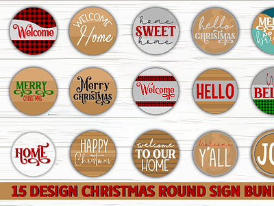 Christmas Round Design Bundle