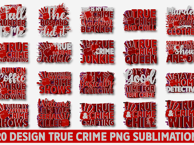 True Crime Sublimation Bundle