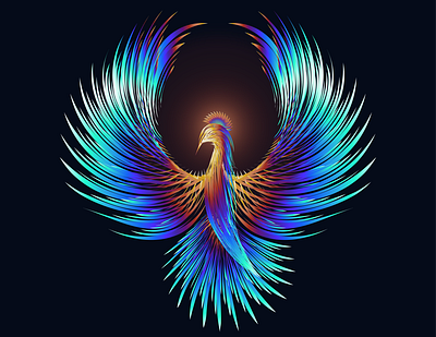 Phoenix design illustration