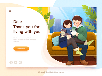 Dear，Thank you for living with you apple blur finder folders illustrations lovers mac macbook mockup motion redesign ui