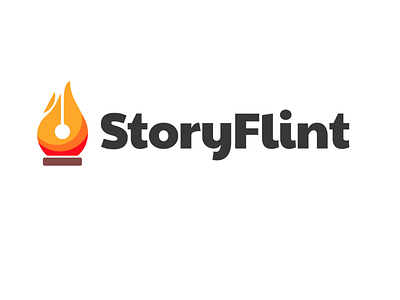 StoryFlint | Logo Creation brand brand identity branding branding concept logo logo design logodesign logos logotype symbol webdesign