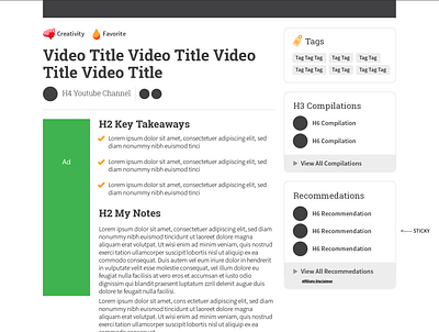 StoryFlint | Curated Video Page Mockup branding design graphic design illustrator mockup mockups ui uidesign vector web design webflow