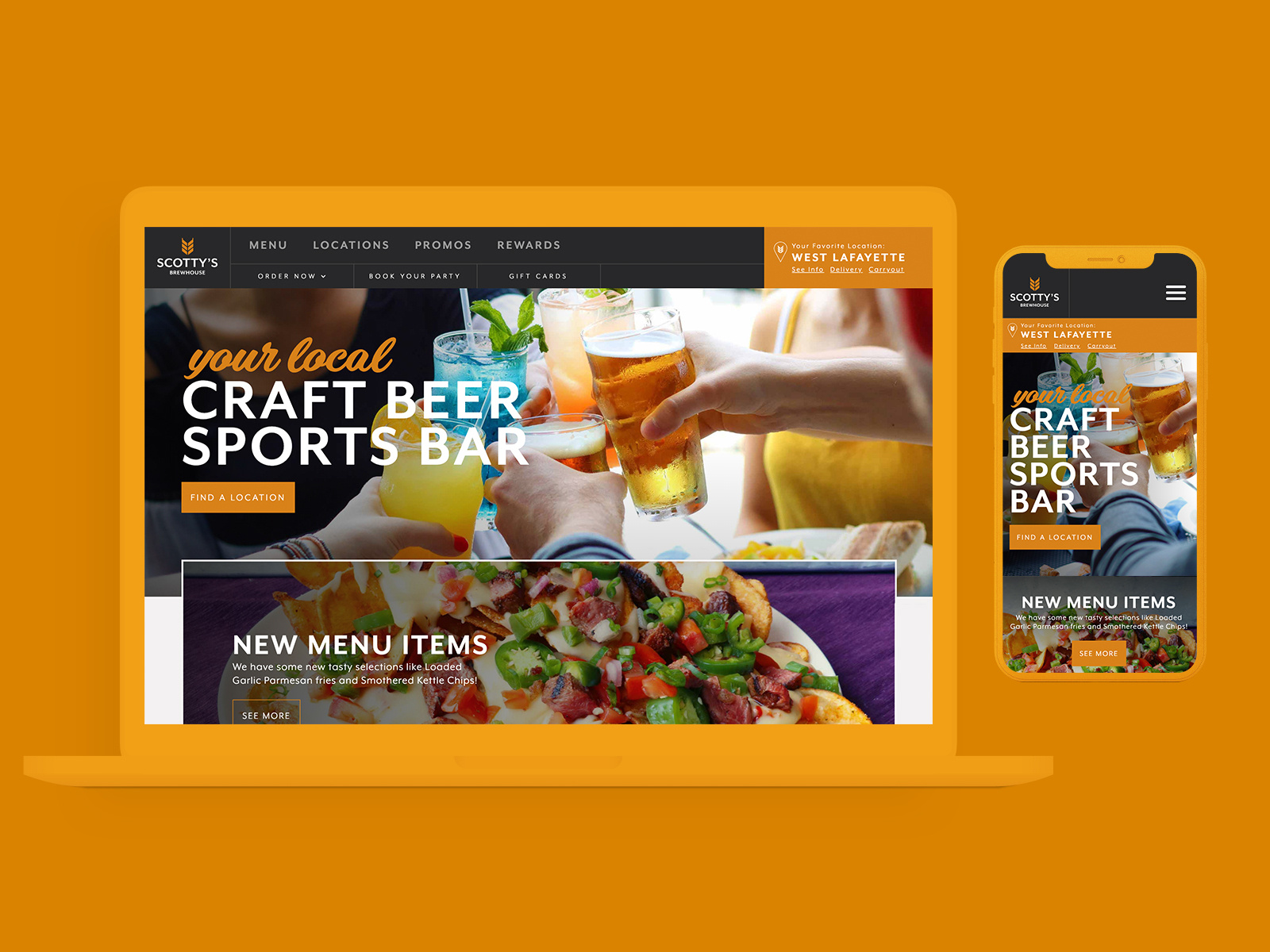 Scotty's Brewhouse Website Redesign by Kevin on Dribbble