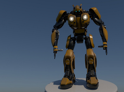 Robot 3D Model 3d design illustration