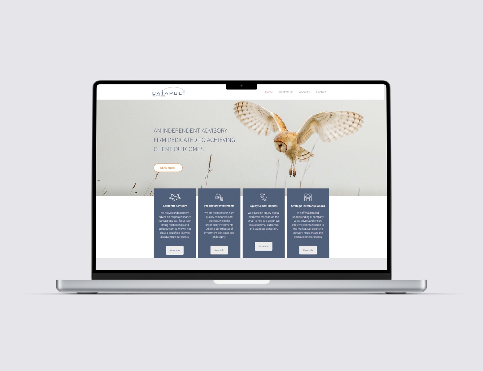 Catapult Partners Branding, site Design & Development by Start