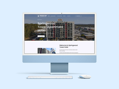 Springwood Tower Hotel branding design graphic design ui ux web development weddesign