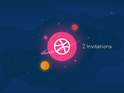 dribbble invitation illustrations invitations