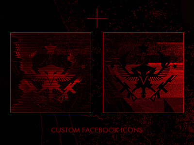 facebook icons for Lex Talionis black facebook icons military peter nealen red social media