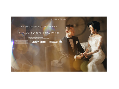 Wedding Film Stills for Bluray screen composite image film photoshop wedding