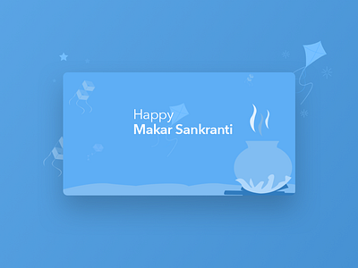 Happy Makar Sankranti | GrabOn app design card design coupons festival grabon illustration indian festivals offers pongal shopping ui ux