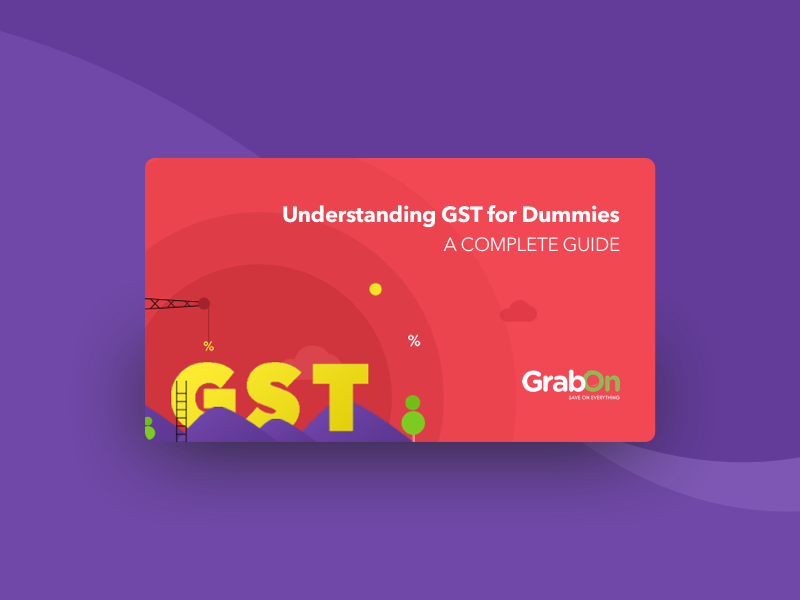 GrabOn | GST: Goods & Service Tax | Illustration ux uiux ui tax card offers gst grabon goods service tax ecomm coupons