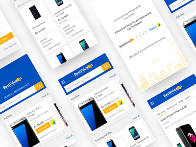 BestPriceOn | Mobile Web bestpriceon branding card compare deals design ecomm ecommerce price shopping ui ux