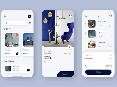 Furniture shop mobile App