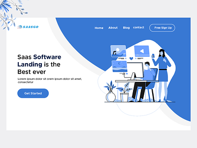 SaaS website Design