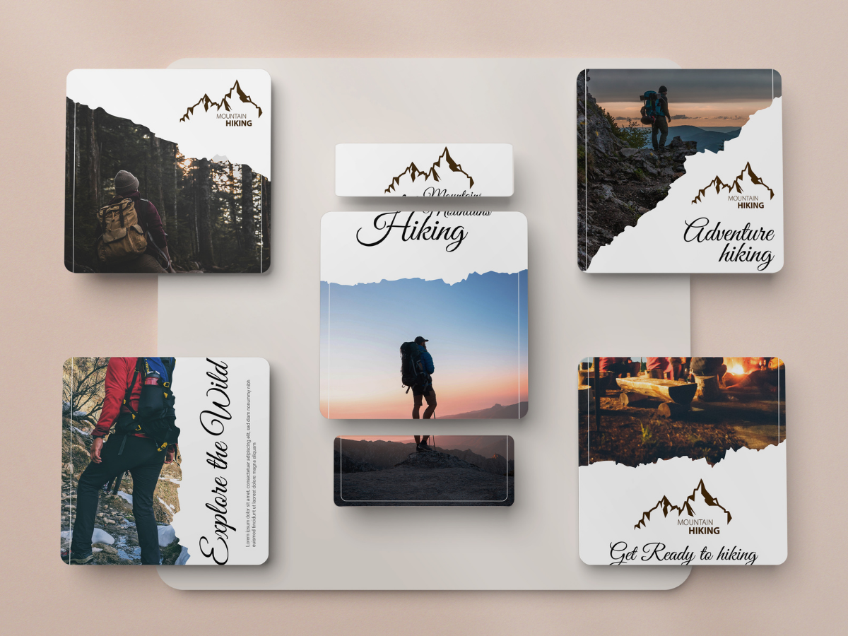 Hiking Travel Instagram Template by UXFOX on Dribbble