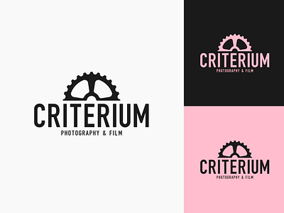 Ctriterium Logo adobe illustrator film gear logo logodesign photography pink