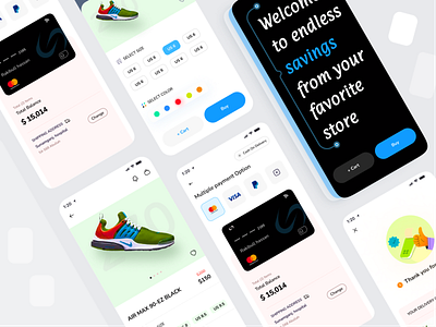 Shoes - App Design Concept 3d animation branding concept e commerce graphic design logo mobile design mobile ecommerce motion graphics shoes app ui workout shoe