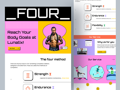 Workout Gym Landing Page