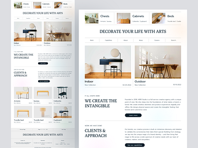 Furniture E Commerce Web Design