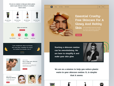 Beauty E commerce Web Design 🤦‍♀️