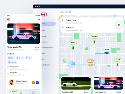 Taxi Booking Dashboard App