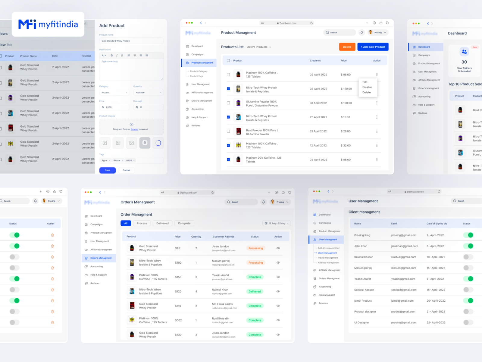 E Commerce Product Design by Rakibull Hassan for Dosage Studio on Dribbble