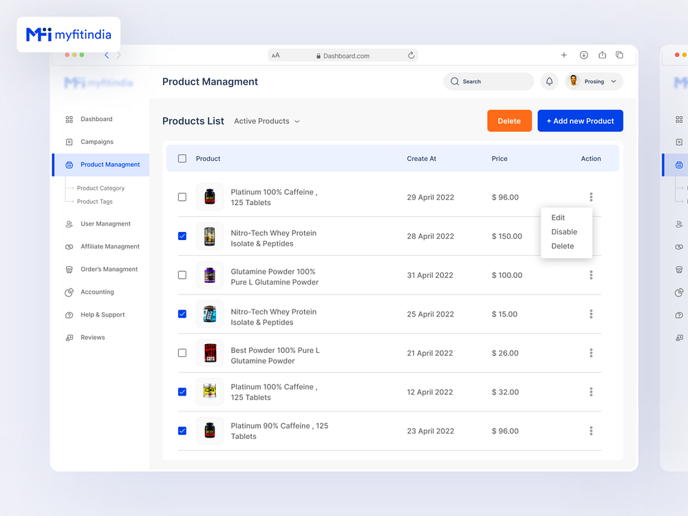 E Commerce Product Design by Rakibull Hassan for Dosage Studio on Dribbble