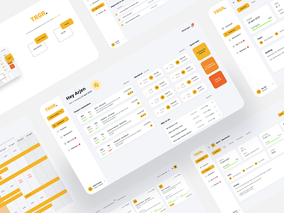 Project Management Dashboard adobe xd concept dashboard design minimal project project management prototype time management ui ux