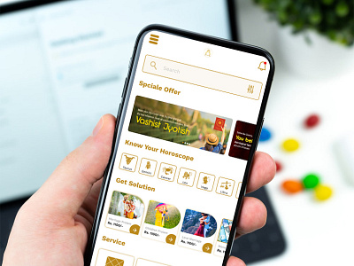 ASTROLOGY APP - Get FREE Prediction.... astrology design flat graphic design ui
